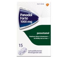 PANADOL FORTE tabletti, kalvopäällysteinen 1000 mg 15 fol