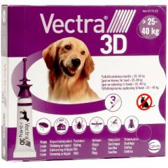 VECTRA 3D paikallisvaleluliuos 3 x 4.7 ml