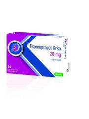 ESOMEPRAZOL KRKA enterokapseli, kova 20 mg 14 fol