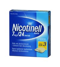 NICOTINELL 7 mg/24 h depotlaast 7 kpl