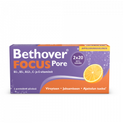 Bethover Focus Pore Appelsiini 40 tabl