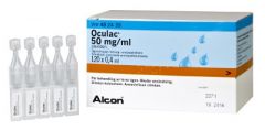 OCULAC 50 mg/ml silmätipat, liuos, kerta-annospakkaus 120x0,4 ml