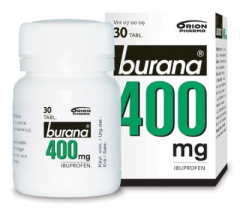 BURANA 400 mg tabl, kalvopääll 30 kpl