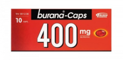 BURANA-CAPS 400 mg kaps, pehmeä 10 fol