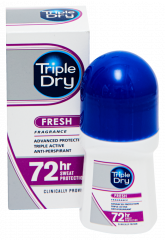 TRIPLE DRY FRESH 72H ROLL-ON ANTIPERSPIRANT TUOKSULLA 50 ML