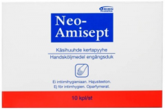 NEO-AMISEPT KÄSIHUUHDEPYYHE 10 KPL