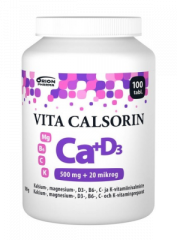 VITA-CALSORIN 500MG+20MIKROG 100 TABL
