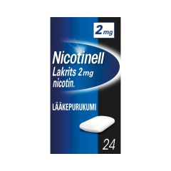 NICOTINELL LAKRITS 2 mg lääkepurukumi 24 fol