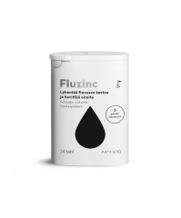 Apteq Fluzinc salmiakki 24 tabl