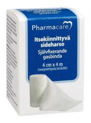 Pharmacare Itsekiinn. sideharso 4cmx4m X1 kpl