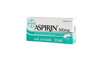 ASPIRIN 500 mg tabl 100 fol