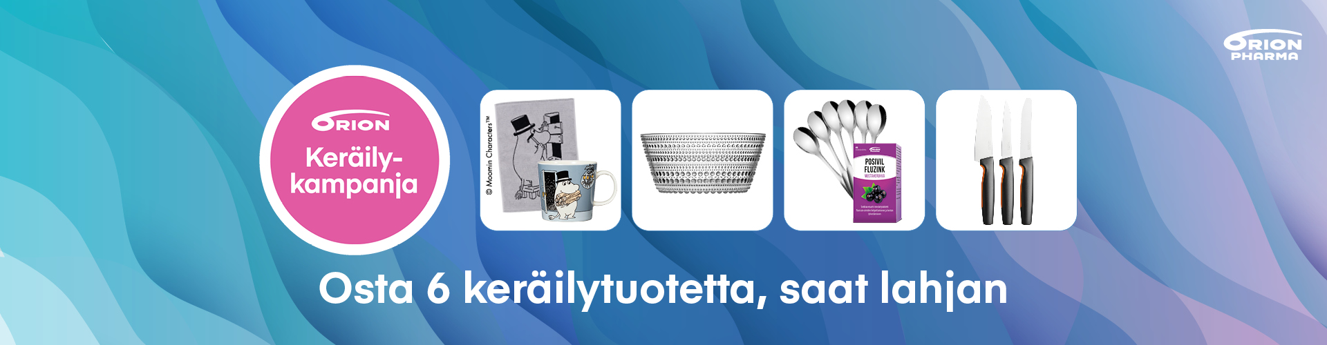 Orionin keräilykampanja syksy 2024